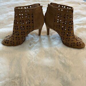 Michael Kors Suede Ankle Boots Size 8 1/2